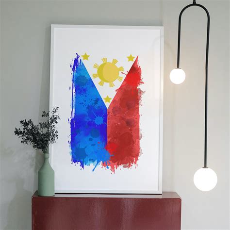 Philippine Flag Art Filipino Flag Digital Art Filipino Gifts ...