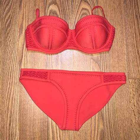 Red Triangl Brigitte Bikini Small Top And Small Bo Gem