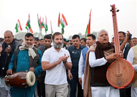 Rahul Gandhi Resumes Bharat Jodo Yatra In Agar Malwa On Last Day Of