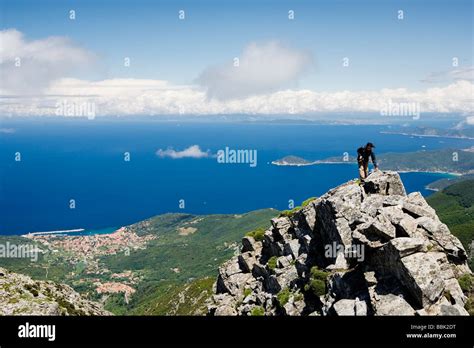 A View From The Top Of Monte Capanne 1018 M The Highest Peak Of Elba