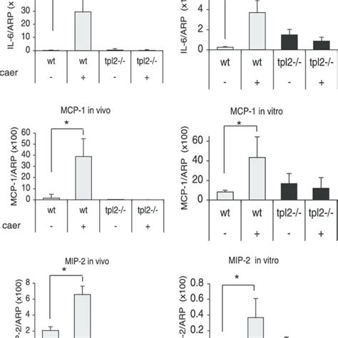 Effects Of Tpl2 Ablation On Neutrophil Chemoattractant Chemocytokine