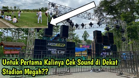 SUASANA SEBELUM CEK SOUND ALA KONSER DI STADION WONOAYU WAJAK MALANG