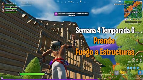 Desafío Fortnite Prende Fuego a Estructura YouTube