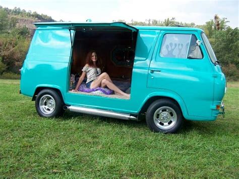 Nice Early To Mid 60s Ford Econoline Van Great Conversion To Side Doors Custom Vans