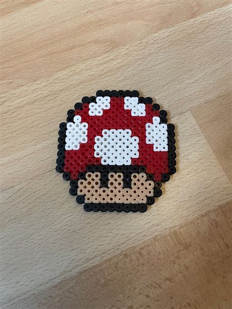 Super Mario Toad Pixel Bead Art - Etsy Singapore