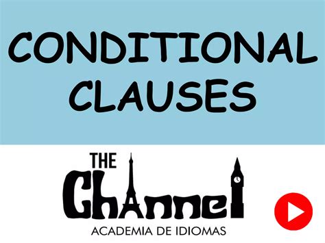 Conditional Sentences Ppt