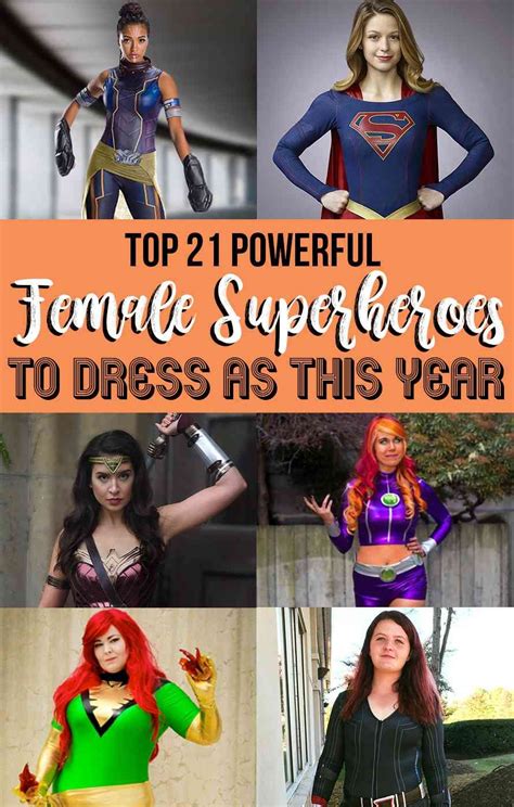 21 Powerful Female Superheroes To Dress Up As The Best Women S