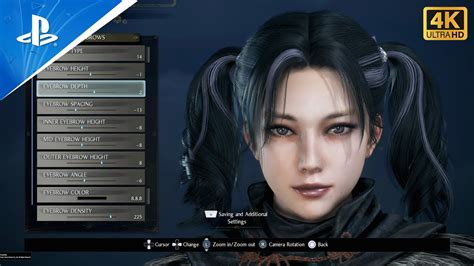 Nioh 2 Cute Female Character Creation Code Ps5 3 Youtube