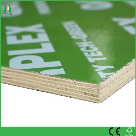 Green Pp Plastic Film Faced Plywood For Concrete Formwork Plywood And