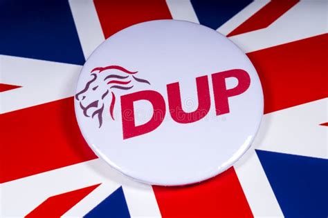 Democratic Unionist Party and the UK Flag Editorial Stock Photo - Image ...