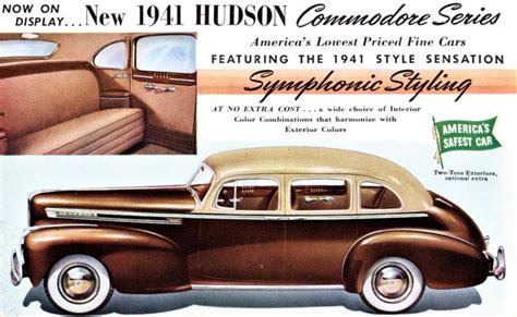 1941 Hudson Commodore Sedan Hudson Commodore Classic Cars Trucks