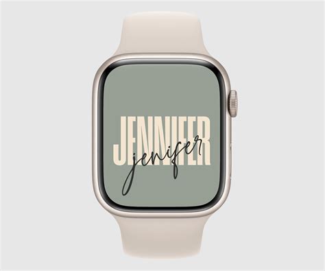 Custom Apple Watch Face Wallpaper Aesthetic Smartwatch Etsy