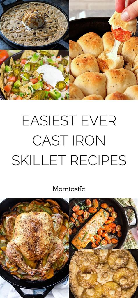 An Easy Cast Iron Skillet Recipe With The Title Text Overlay Reads Best Ever Cast Iron Skillet