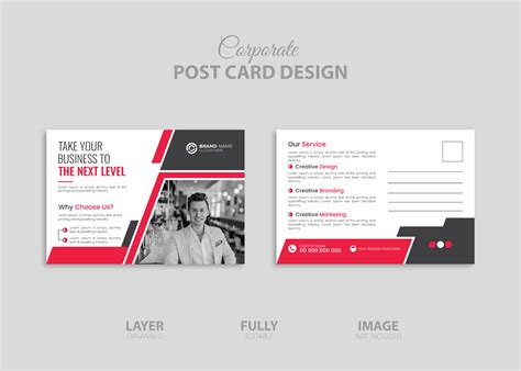 Corporate Post Card, mailing-card Design on Behance