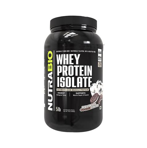 Nutra Bio Whey Protien Isolate Powder Buy Jar Of 5 Lb Powder At Best