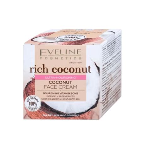 Eveline Rich Coconut Ultra Hranljiva Krema Za Lice Sa Kokosom Ml