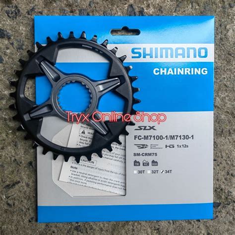 Shimano Slx Chainring Fc M7100 32t 34t Lazada Ph