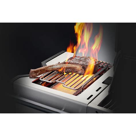 Barbecue Gaz Sur Chariot Napoleon Pro 665 Infrarouge Inox