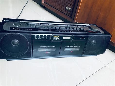 audio vietnam thanh ly  em dai radio cassette sanyo