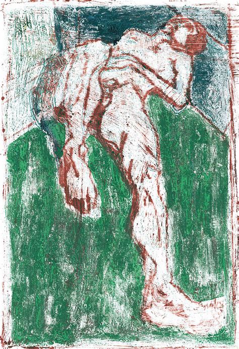 Reclining Male Nude Painting 2 Painting By Edgeworth Johnstone Pixels