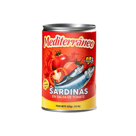 Sardinas en salsa de tomate Mediterráneo 425g Grupo Rodrigo