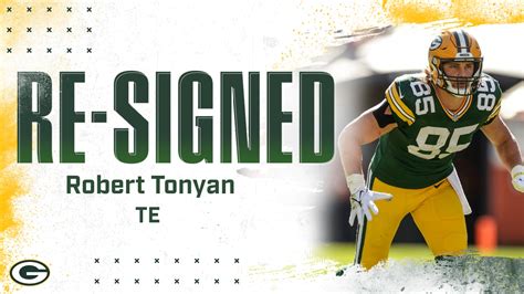 Packers re-sign TE Robert Tonyan