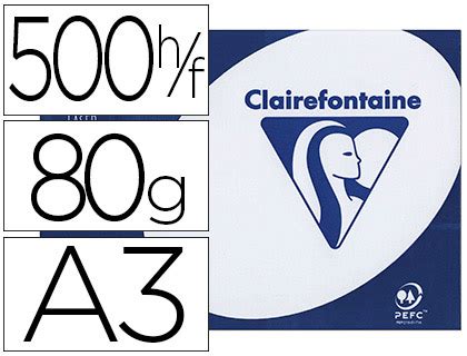 AQUITAINE PAPETERIE PAPIER CLAIREFONTAINE CLAIRALFA EXTRA BLANC A3