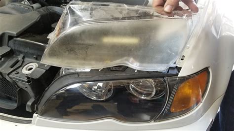 03 Bmw 325xi E46 Headlight Lens Replacement Youtube