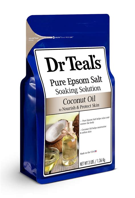 Dr Teals Nourish And Protect With Coconut Oil Pure Epsom Salt Soaking