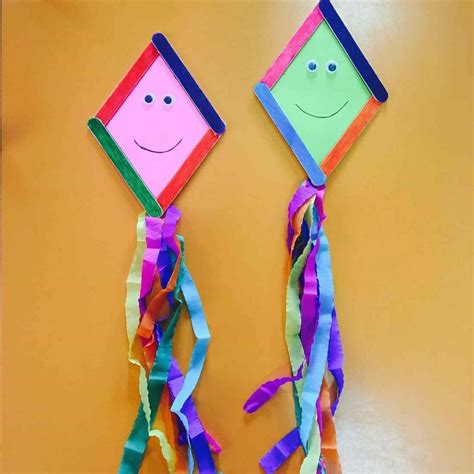 Craft Stick Crafts Kite Craft Kites Craft