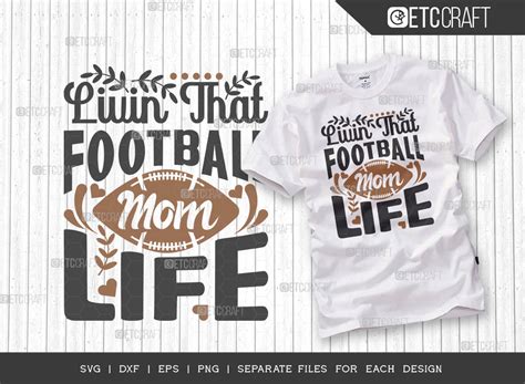 Livin That Football Mom Life Svg Graphic By Pixel Elites Creative Fabrica