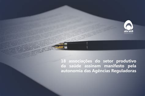 18 Associações Do Setor Produtivo Da Saúde Assinam Manifesto Pela