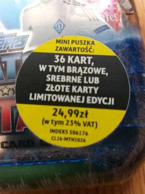 Karty piłkarskie champions league match attax 15 16 panini puszka box