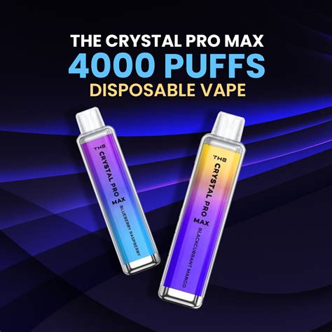 The Crystal Pro Max 4000 Disposable Vape