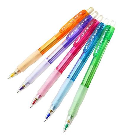 Pilot Super Grip Mechanical Pencil Neon 05mm H 185n