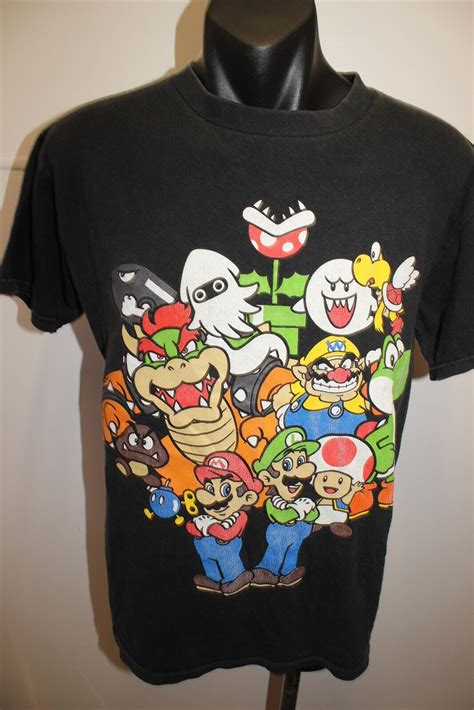 Nintendo Super Mario Brothers And Characters T Shirt Si Gem