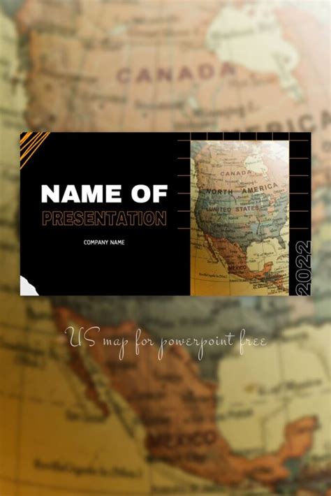 Free Editable US Map Powerpoint Template MasterBundles