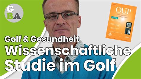 Wissenschaftliche Golf Studie Dr Dietmar Göbel GOLF BIOMECHANIC