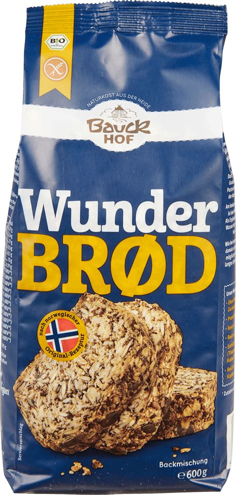 Bauckhof Bio Backmischung Wunderbrot Glutenfrei 600g Pris