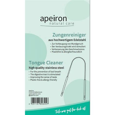 Zungenreiniger Aus Edelstahl Von Apeiron Bei Greenist De