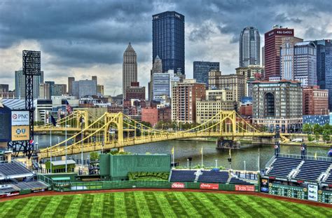 Pittsburgh Skyline From Pressbox Of PNC Park It Is A Far Flickr