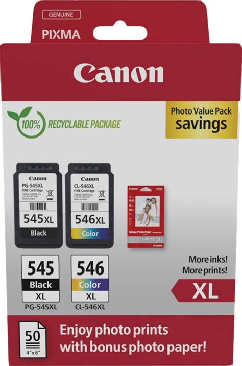 Canon Pg Xl Cl Xl Schwarz Mehrere Farben Value Pack Prindo De