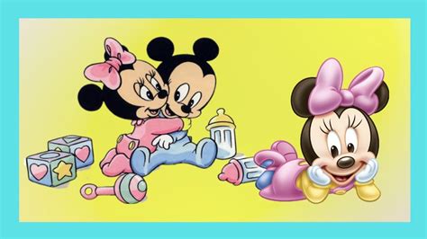 Minie Mouse Cartoon Mickey Dan Ando Brincando Rimas Infantil Nursery