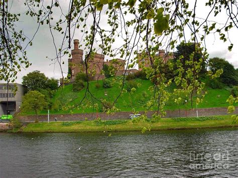 Inverness Castle Through The Willow Trees Photograph By Joan Violet