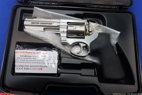 Ruger Match Champion Gp100 Revolver 4 Heavy 357mag Gp 100 01786 Talo Ss Le Revolvers At