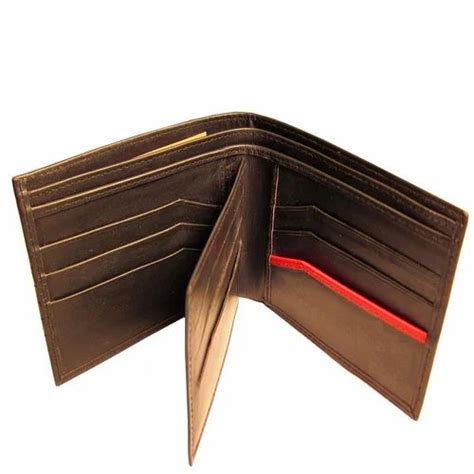 Male Bi Fold High Quality PU Leather Gents Leather Wallet Card Slots