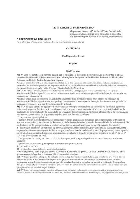 Pdf Lei N De De Junho De O Presidente Da Custos