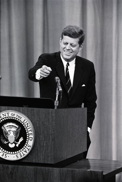 JFK + 50: JFK HAS AMUSING ANSWERS TO REPORTERS QUESTIONS