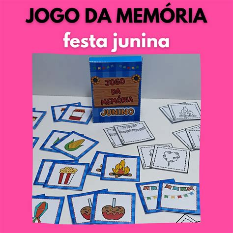 JOGO DA MEMÓRIA FESTA JUNINA GRATUITO Psicopedagogiando