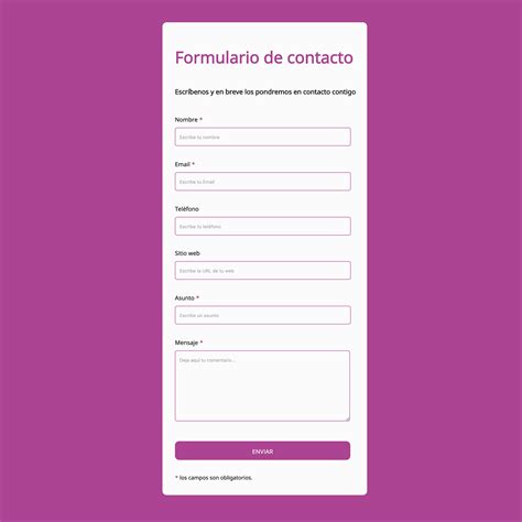 Formularios Html Ejemplos Y Templates